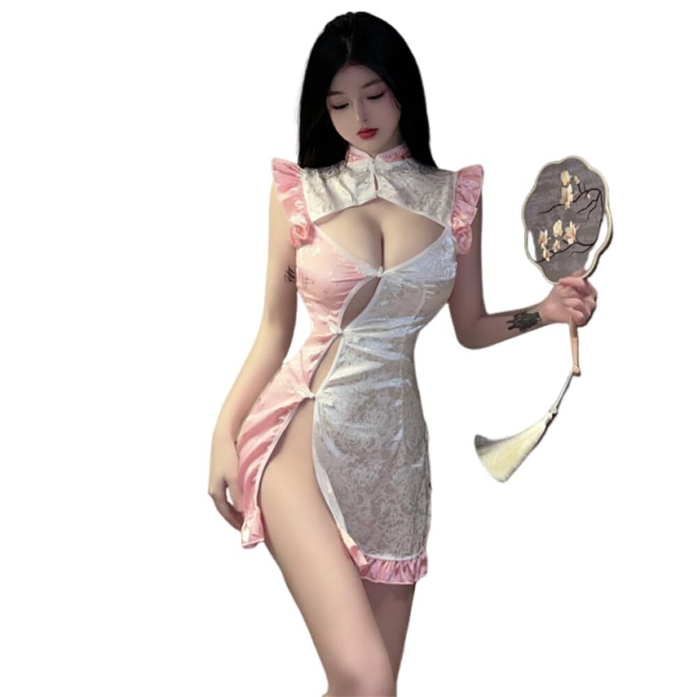 5569 cosplay sexy cheongsam pajamas Chinese retro classic tight dress